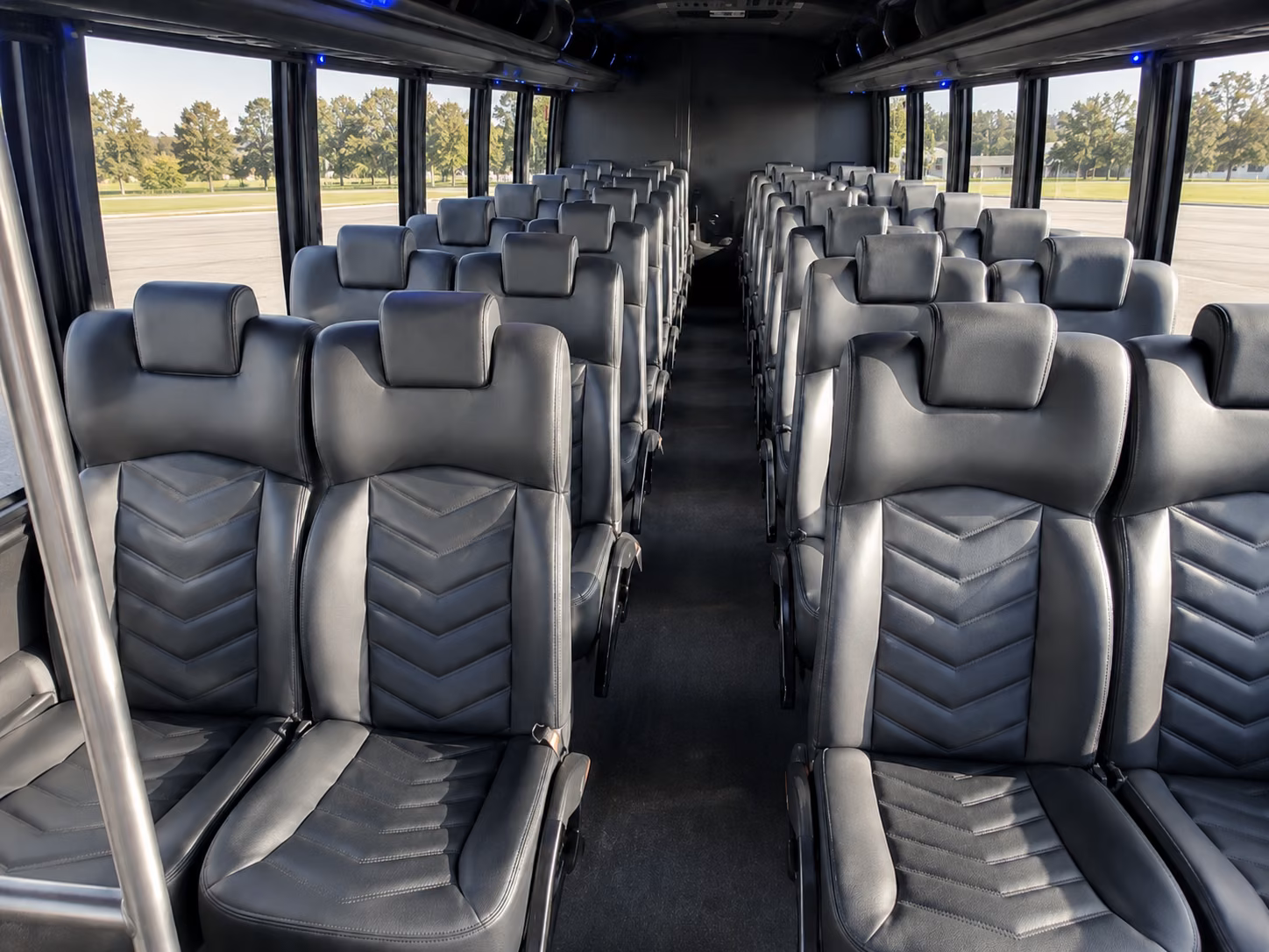 anaheim 15 passenger minibus inside