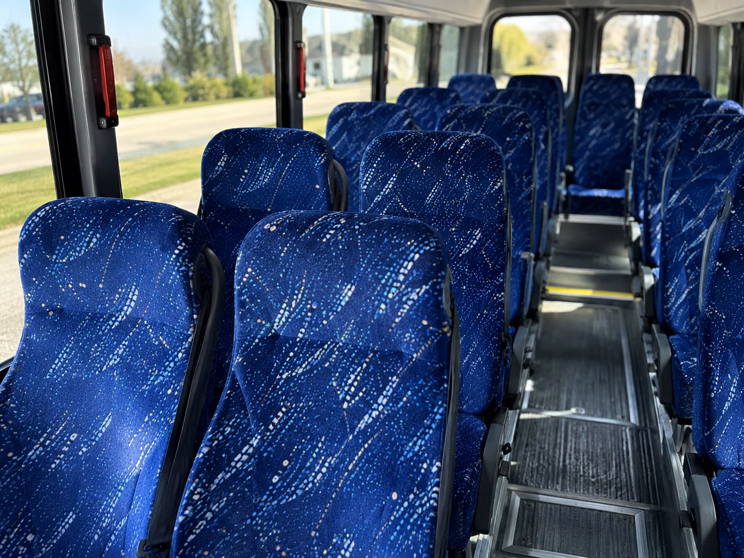 anaheim 20 passenger minibus inside