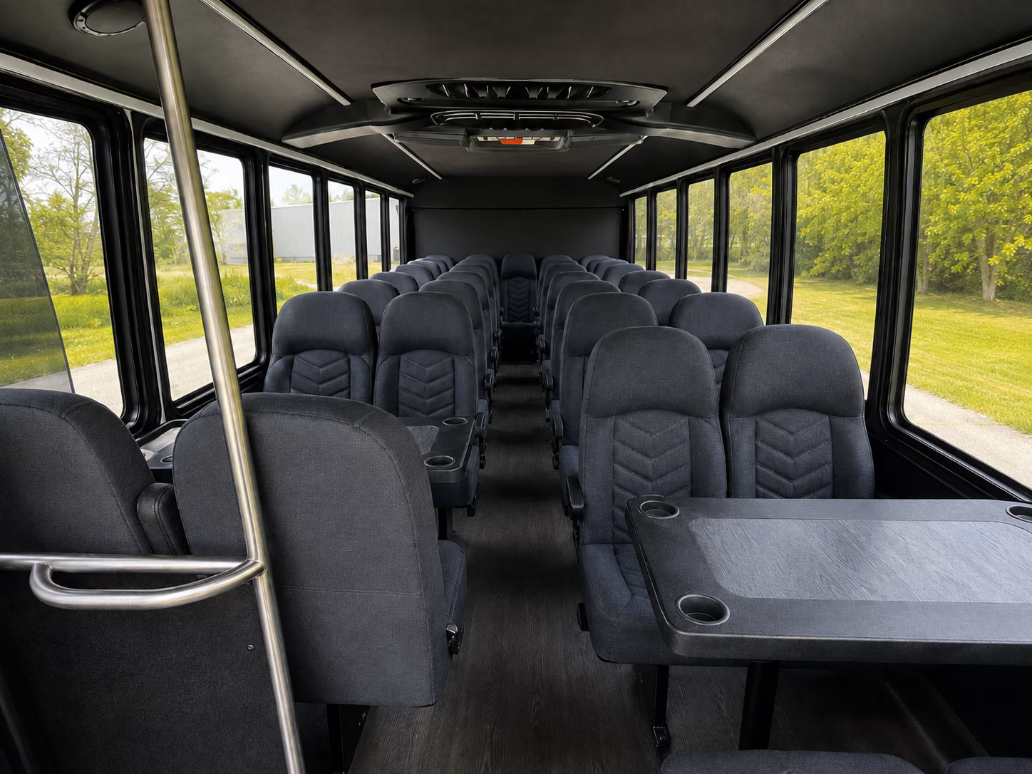anaheim 20 passenger minibus interior