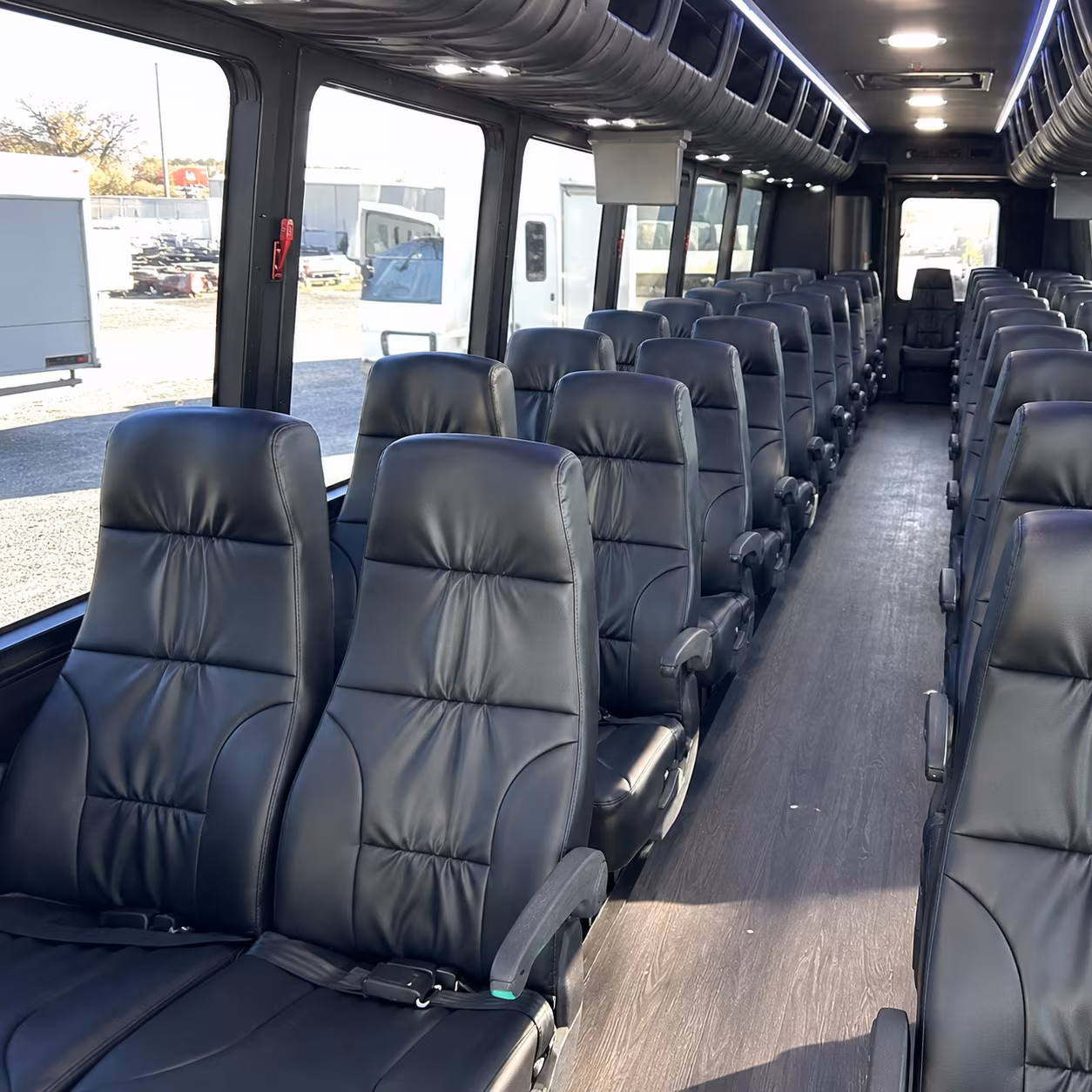 anaheim 25 passenger minibus interior