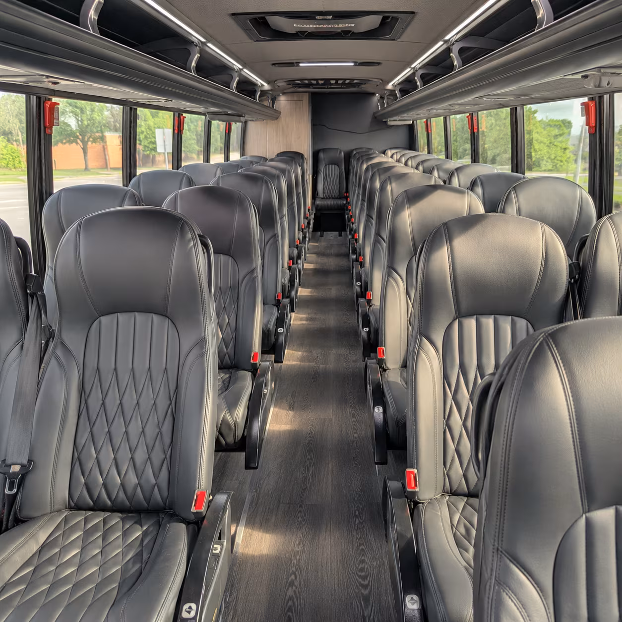 anaheim 30 passenger minibus interior