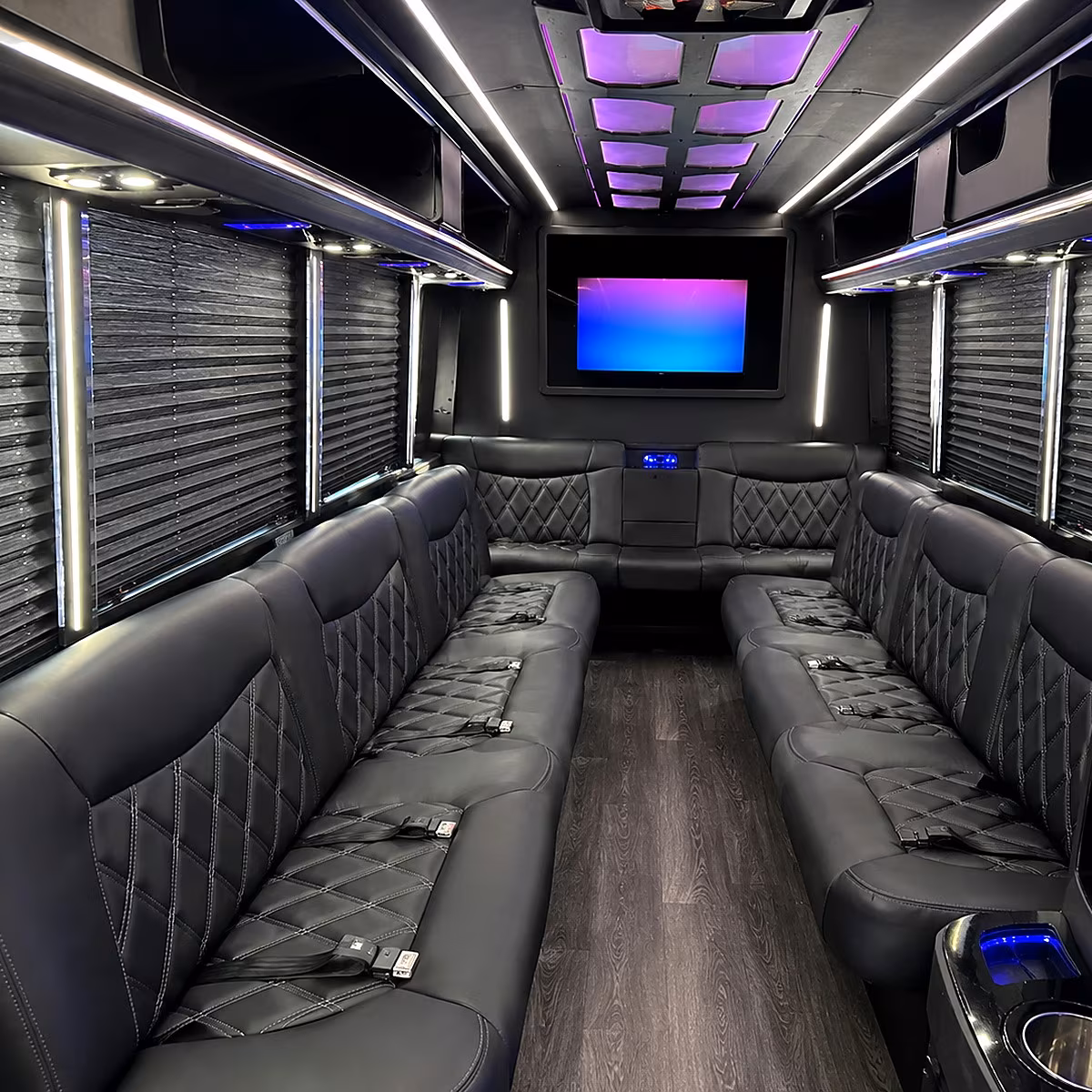 anaheim ducks angels party bus rental