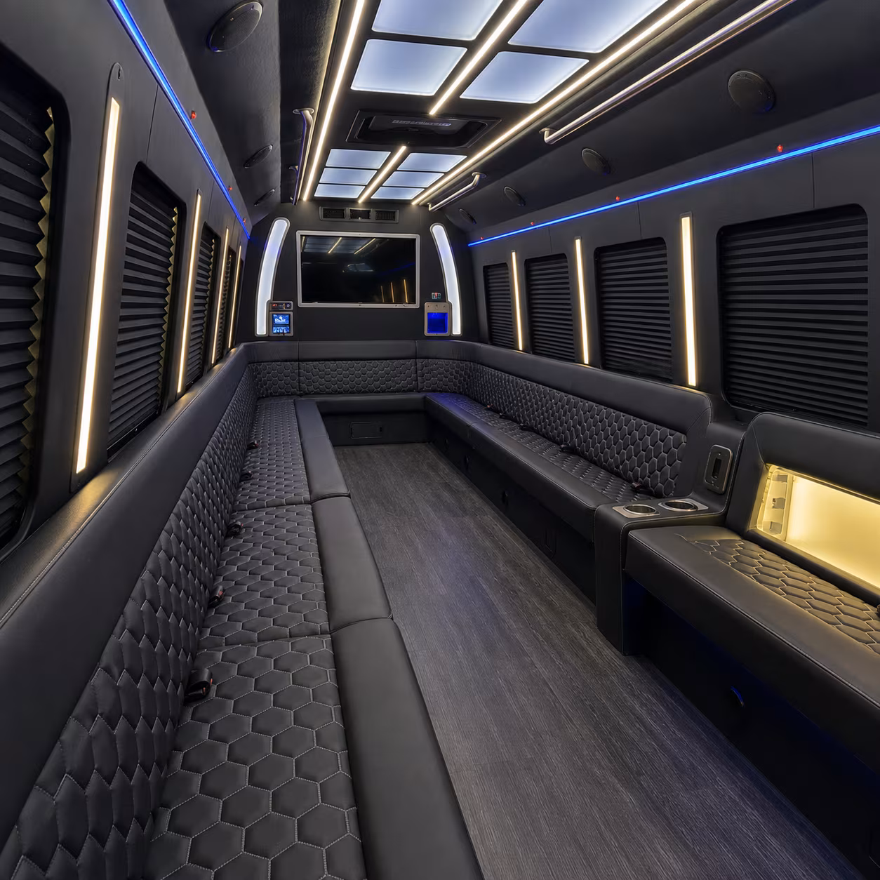 anaheim party bus rentals inside