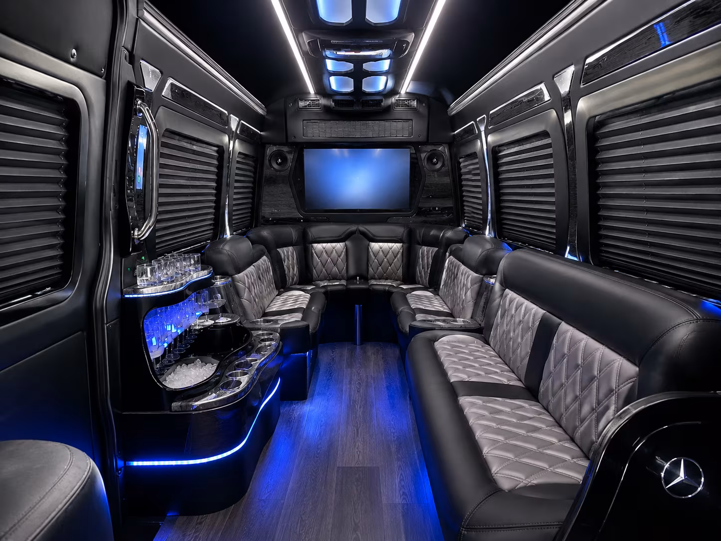 anaheim sprinter limousine inside