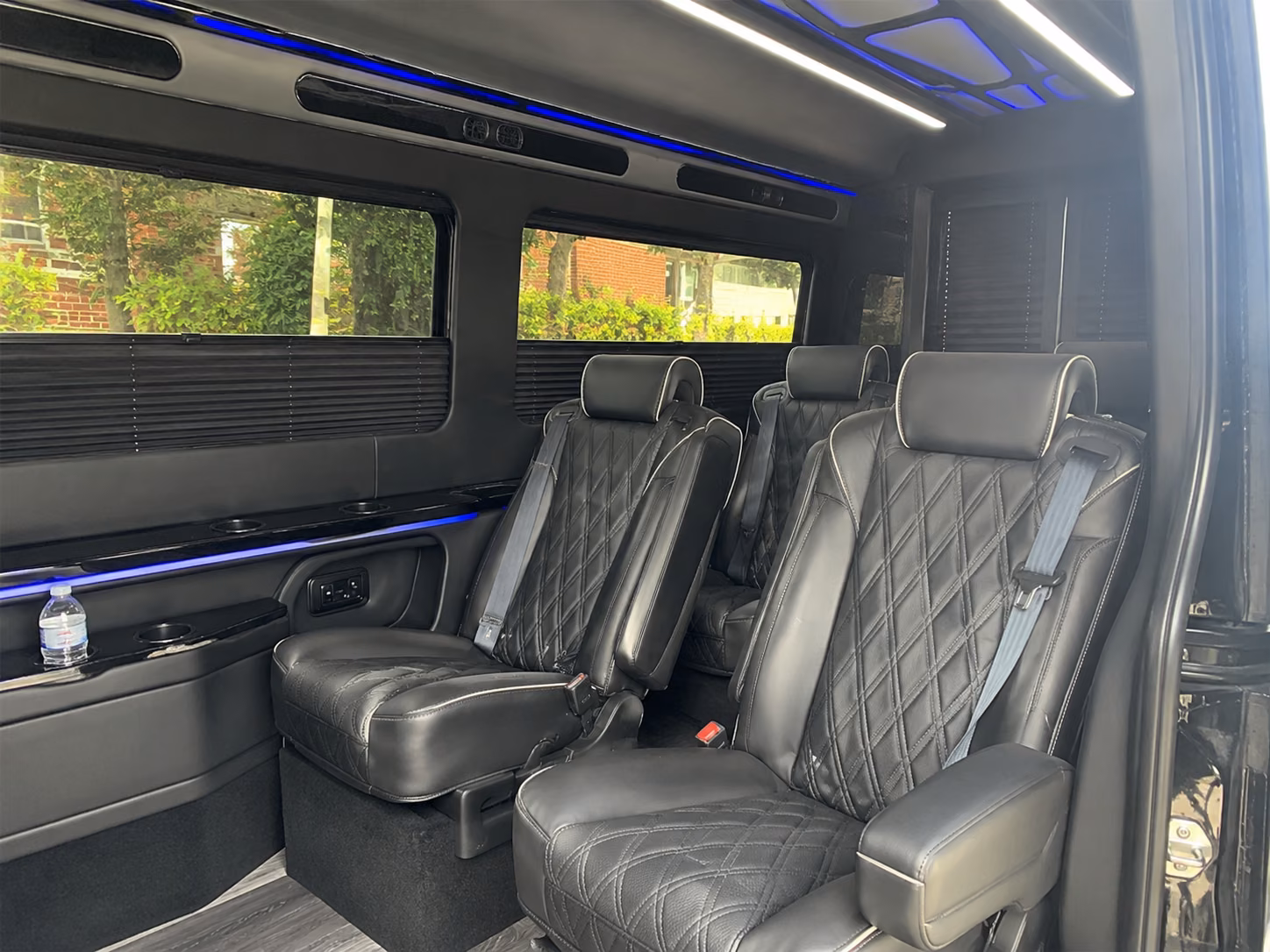 anaheim sprinter van with driver inside