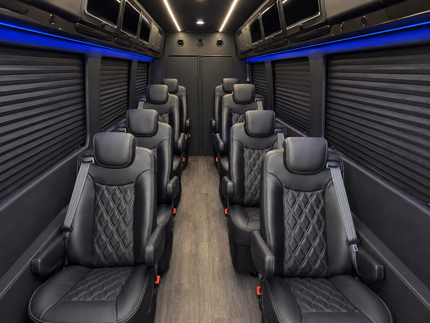 anaheim sprinter van with driver interior
